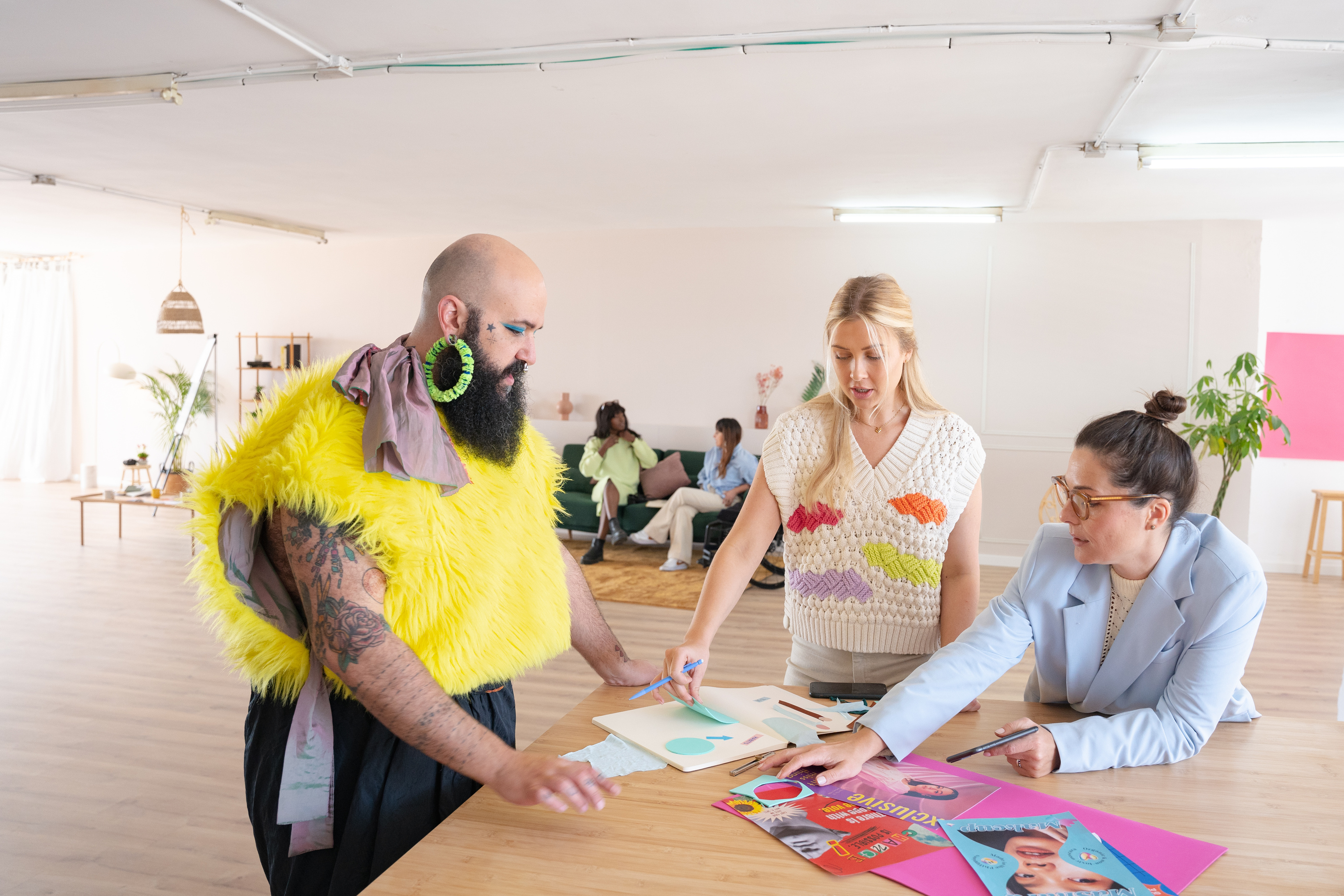 Collaborative Creative Creative Team Working on Branding